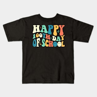 Happy 100Th Day Of School Teacher Kids 100 Days Of School Kids T-Shirt